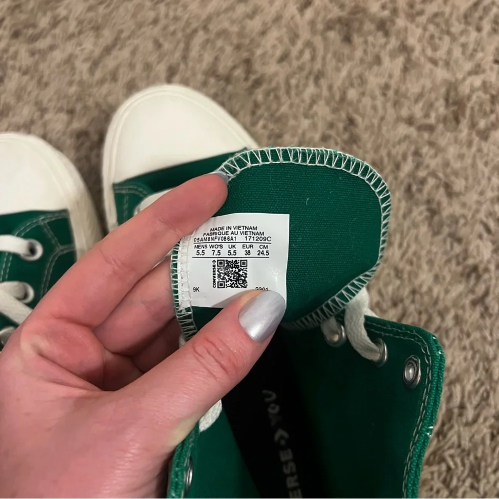Converse Green High-Top Platform - Picture 7 of 10